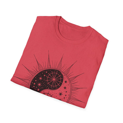 Cosmic Yin Yang Unisex Softstyle T-Shirt