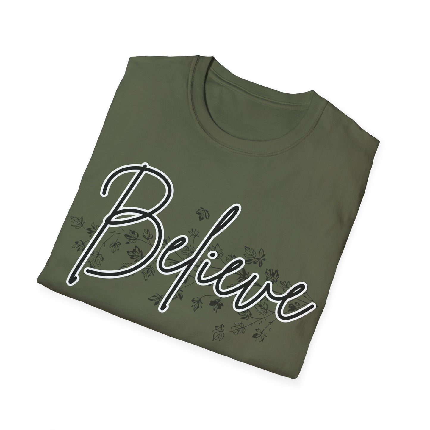 Inspirational 'Believe' Unisex Softstyle T-Shirt - Comfort for Every Occasion