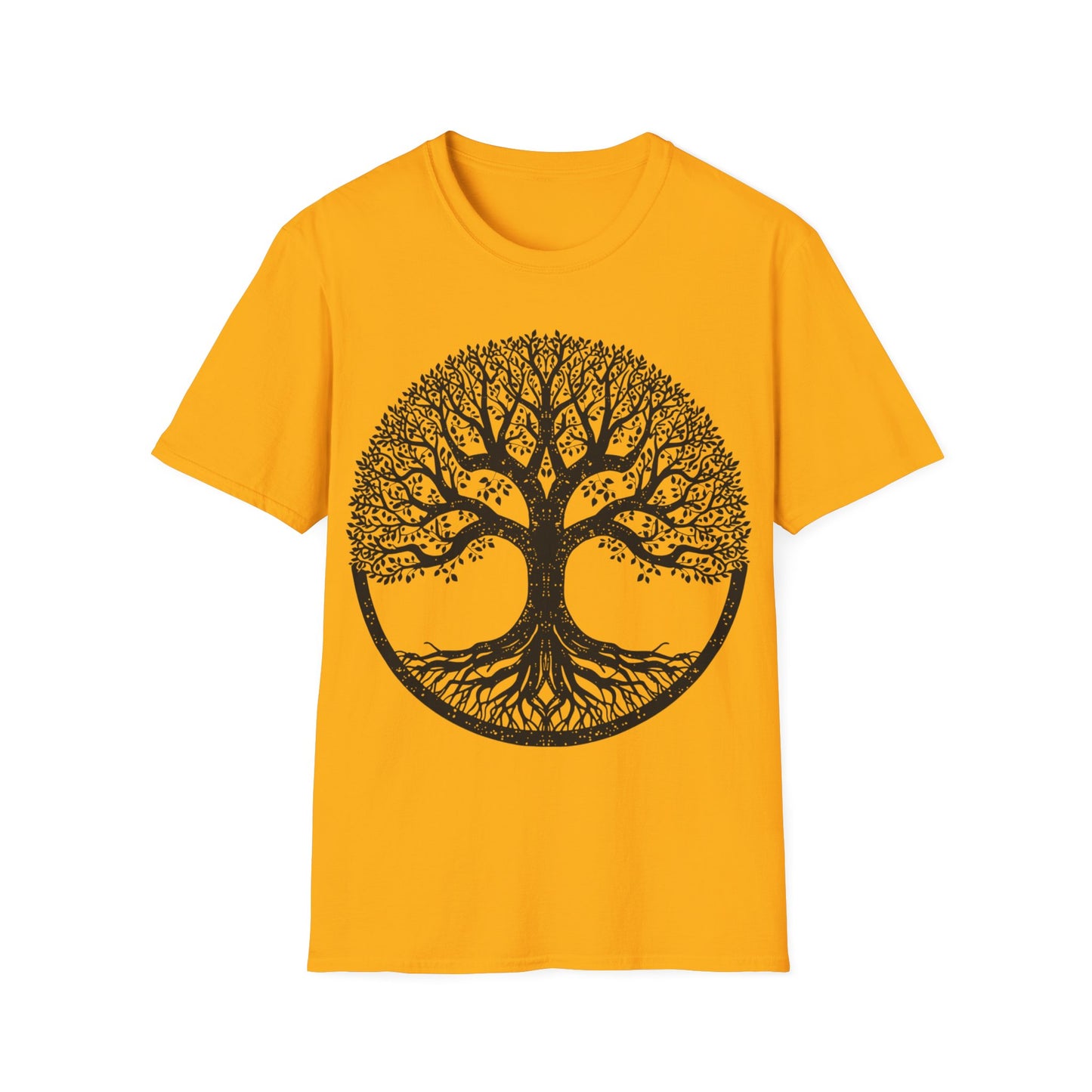 Tree of Life Unisex Softstyle T-Shirt – Nature Inspired Design for Eco-Lovers