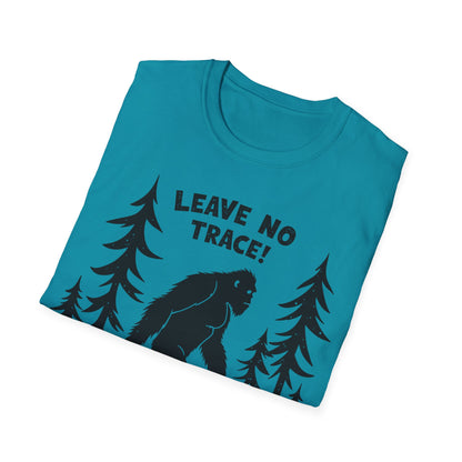 Leave No Trace! Unisex Softstyle T-Shirt for Nature Lovers