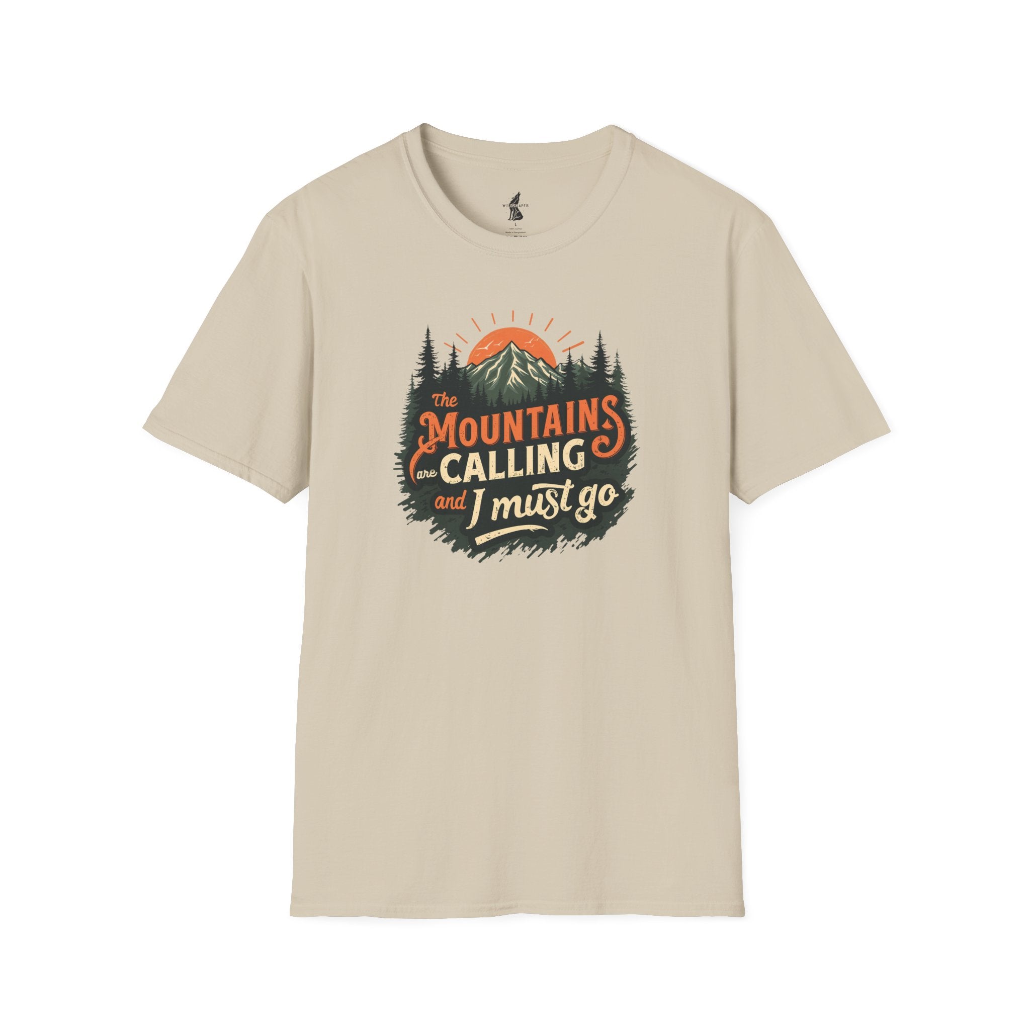 Mountains Are Calling And I Must Go Nature Lover T-Shirt